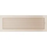 Krbová mřížka 17x49 BASIC krémová s žaluzií