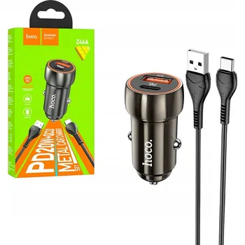 Nabíječka automobilová , USB typ C Hoco 18 mA