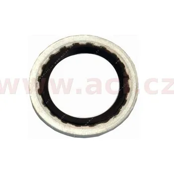 Auto-moto těsnící podložka vnitřní průměr 17 mm, vnější průměr 25.40 mm, tloušťka kovové části 1,30 mm