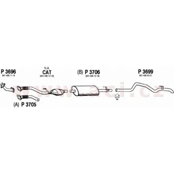 Zadní díl výfuku FENNO/IMASAF ACI V P3699