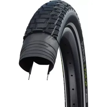 Plášť na kolo Schwalbe Plášť Schwalbe Pick Up, Super Defense, Addix E, černá, reflexní pruh průměr/šíře 20 x 2,35