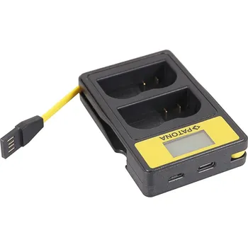 PATONA nabíječka Foto Dual Nikon EN-EL15 s LCD,USB