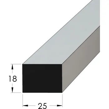 Podlahová lišta Podkladová lať H2518/240