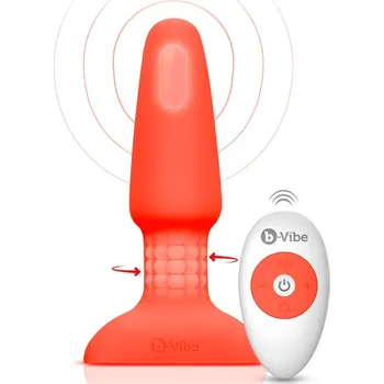 Anální kolík Anální vibrátor b-Vibe Rimming 2 s dalkovým ovládání