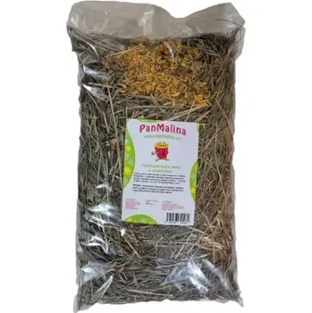 Krmivo pro hlodavce Pan Malina Seno luční výběrové s měsíčkem 450 g SLEVA