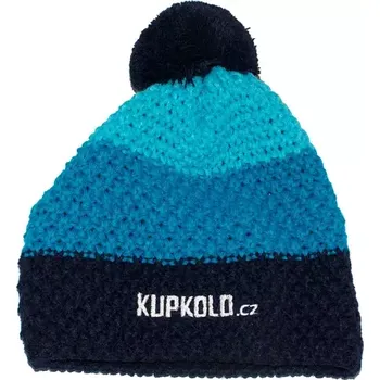 Čepice Kupkolo Pletený KULICH čepice - KUPKOLO.CZ barva modrá