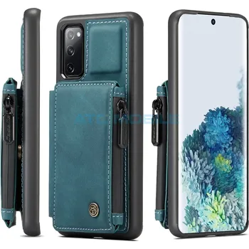Pouzdro na mobilní telefon Kryt CaseMe Samsung Galaxy S20 FE (SM-G780, SM-G781) s peněženkou modrý a zpět 14 Kč s ATC Clubem