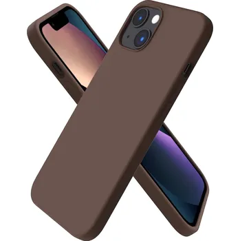Pouzdro na mobilní telefon Silikonový tenký barevný obal iPhone 11 Pro Barva: Hnědá