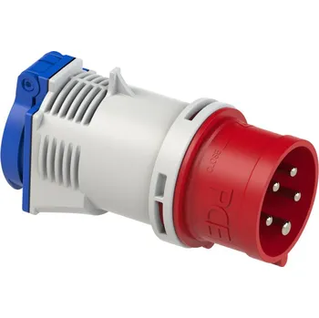 Elektrická zásuvka PC Electric 9433030 adaptér 16A/400V 5p na zásuvku 230V/16A CZ standard, IP44