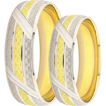 Prsten Zlaté snubní prsteny F1328-WYW