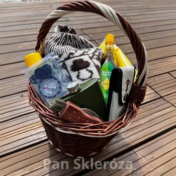 Čepice Houbařský set v košíku