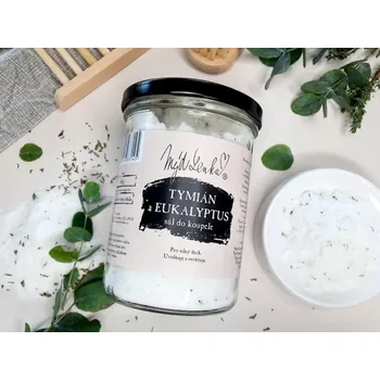 Koupelová sůl MýdLenka Sůl do koupele Tymián a Eukalyptus