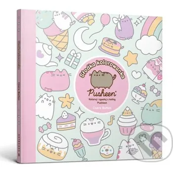 omalovánky Pusheen. Słodka kolorowanka. Koloruj i zgaduj z kotką Pusheen - Claire Belton Artbooks