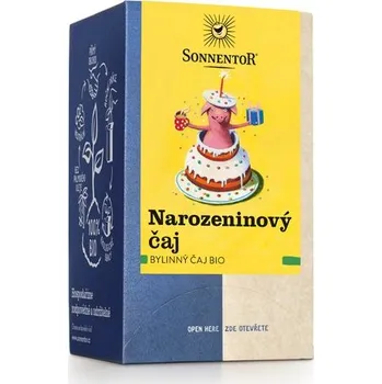 Nealkoholický nápoj Sonnentor Narozeninový čaj bio 27g 18 sáčků