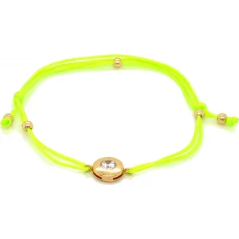 Náramek Provázkový náramek se zlatým zdobením