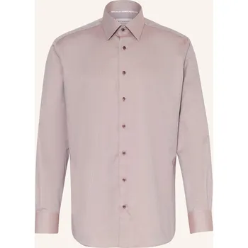 Pánská košile Eterna Pánská Košile Modern Fit, béžová / hnědá, 41