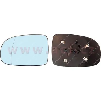 Sklo zp. zrcátka s plast. držákem vyhřívané asférické (pro originální zrcátko) L ACI 3777837