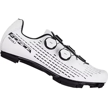 Pánské cyklistické tretry FORCE Tretry Force MTB Revolt Carbon, bílá 44