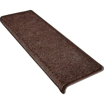 Koberec Vopi Nášlapy na schody Eton hnědý obdélník, samolepící - 24x65 obdélník (rozměr včetně ohybu) - 1 rok na vrácení + DOPRAVA ZDARMA k Vám i zpět