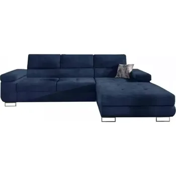 Sedací souprava Rohová sedací souprava AMARETA - modrá, pravá - doprava zdarma - SLEVA 3% s kodem radost25