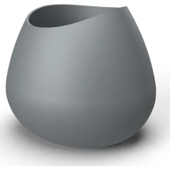 Květináč Květináč DROP XL, sklolaminát, výška 80 cm, šedá