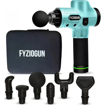 Masážní přístroj Masážní pistole Strong VI - FyzioGun - světle modrá