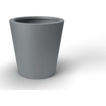 Květináč Květináč CALIPPO L, sklolaminát, výška 80 cm, šedá