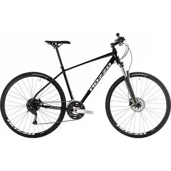 Jízdní kolo ROZZO Crossové pánské kolo Rozzo GRIT 80, černá/stříbrná velikost rámu - palce - cm 21 - (54 cm)