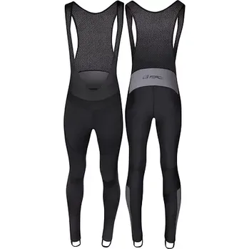 cyklistické kraťasy FORCE Zimní kalhoty Force BRIGHT bez vložky, černé velikost XXL