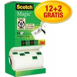 Scotch 3M™ Scotch® Magic™ lepicí páska,19 mm×33 m,14 rolí