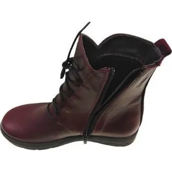 Pánská zdravotní obuv Dámské zimní kozačky na zip - bordó vel. 36