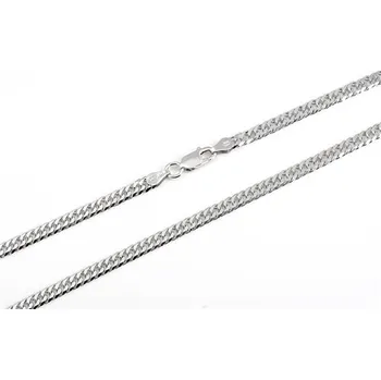 Řetízek Pánský stříbrný řetízek pancr 55 cm 75941F + dárek zdarma