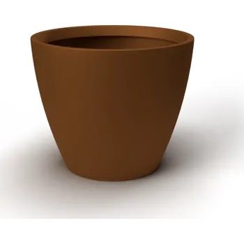 Květináč Květináč ERA M, sklolaminát, výška 59 cm, hnědá