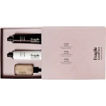 Kosmetická sada Fragile Vlasový rituál ve 3 krocích Glow & Flow & Poise