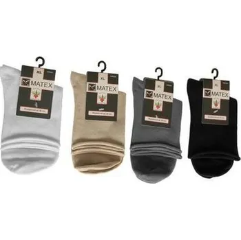 Pánská zdravotní obuv Ponožky bez gumiček 733, Matex černá ... vel. XL