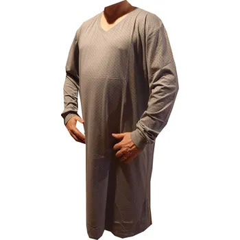 Pánská noční košile xcena Pánská noční košile světle šedá Velikost: M