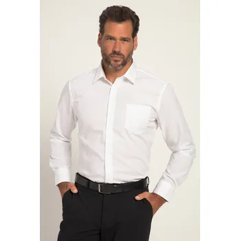 Pánská košile JP1880, Plus size Košile, kolekce Business, Modern střih, Easy Care pro plnoštíhlé nadměrná velikost, 721316200-1452, bílý, 3XL, Plus size oblečení, Oblečení pro vysoké muže, Nadměrné velikosti, Oblečení pro plnoštíhlé.