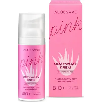 Pleťový krém Aloesove Pink výživný noční krém na obličej, 50 ml