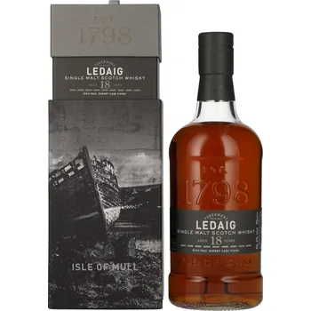 Whisky Ledaig PEATED Single Malt Whisky Batch No. 03 18y 46,3% 0,7 l (tuba)