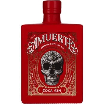 Gin Amuerte Coca Leaf Gin Red Edition 43% 0,7 l (holá láhev)