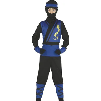 Karnevalový kostým Guirca Dětský chlapecký kostým - Ninja modrý Velikost - děti: XL: 146 cm