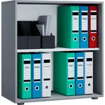 VCM Kancelářská skříňka bez dvířek Lona (bez dvířek, šedá, L)