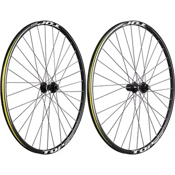 Zapletené kolo Remerx 29" kolo Remerx Top Disc, černý uchycení kotouče Center Lock náboj Zadní - rychloupínák - ořech HG