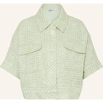 Mrs & Hugs Dámská Košilová Halenka Z Buklé, světle zelená, 42