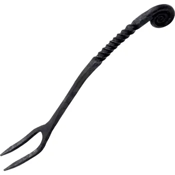 Železná vidlička s rolovaným koncem 25 cm
