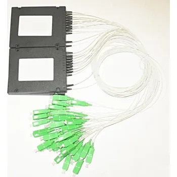 Síťový kabel XtendLan Optický rozbočovač 1:8, SC/APC konektory, 1260-1650nm, singlemode, PLC, 1m