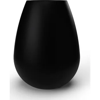 Květináč Květináč OLIVE M, sklolaminát, výška 60 cm, černá