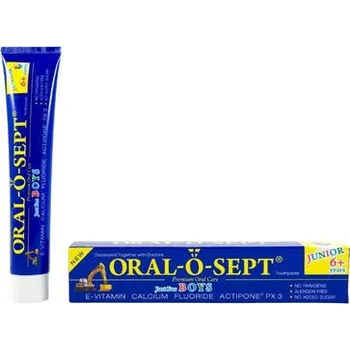 zubní pasta ORAL-O-SEPT zubní pasta Junior BOYS 6+ 75ml