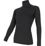 Sensor Dámské triko Sensor Double Face, ROLÁK, dl.rukáv - černá velikost S