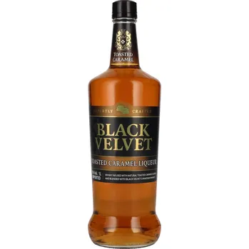Likér Black Velvet Toasted Caramel 35% 1 l (holá láhev)